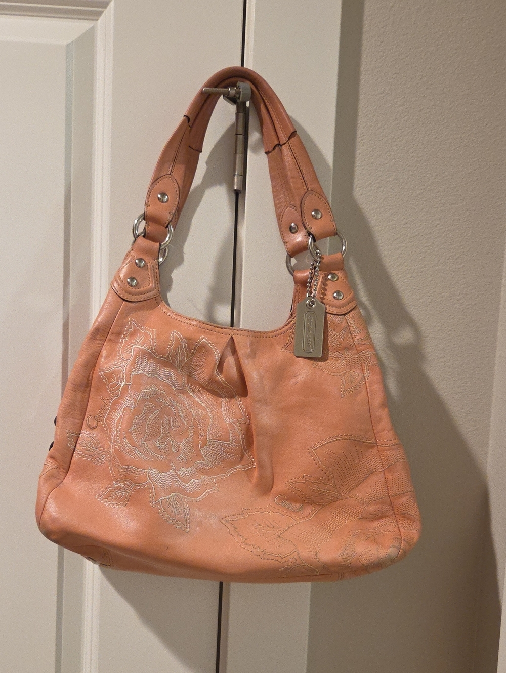 Coach Madison Floral Leather Bag
